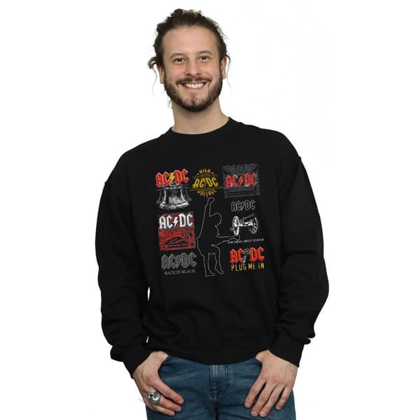 AC/DC Art Collection Sweatshirt M Svart Black M