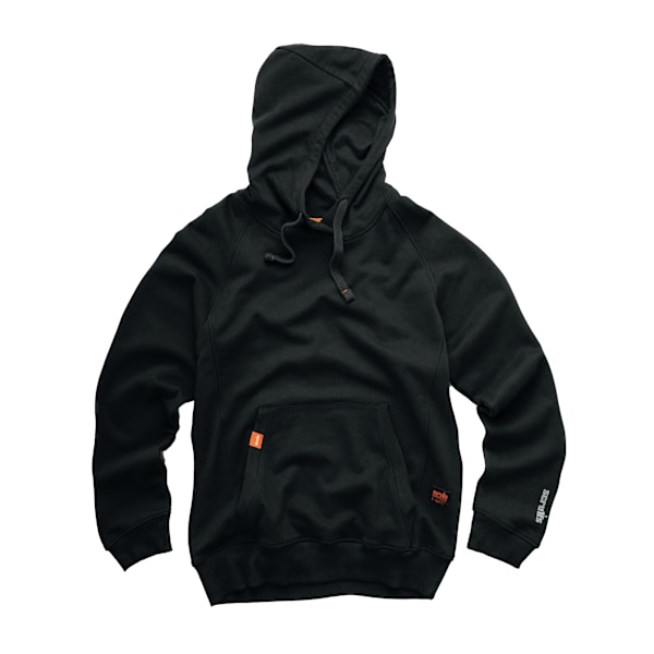 Scruffs Eco-Worker Hoodie för män 3XL Svart Black 3XL