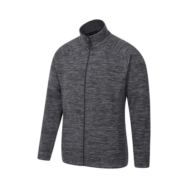 Mountain Warehouse Mens Snowdon II Full Zip Fleece Jacket 4XL C Charcoal 4XL