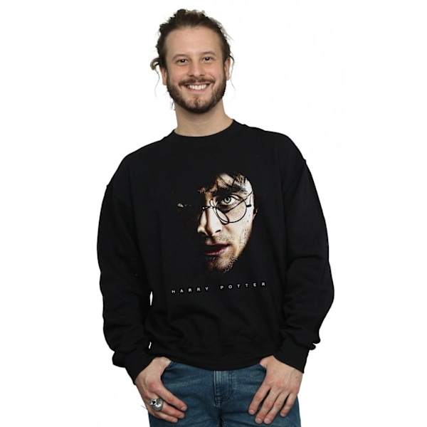 Harry Potter Mörk Porträtt Sweatshirt 4XL Svart Black 4XL