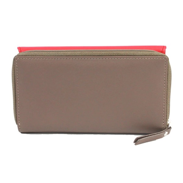 Eastern Counties Leather Dam/Dam Ferne Färgblock Läder Taupe/Watermelon One Size