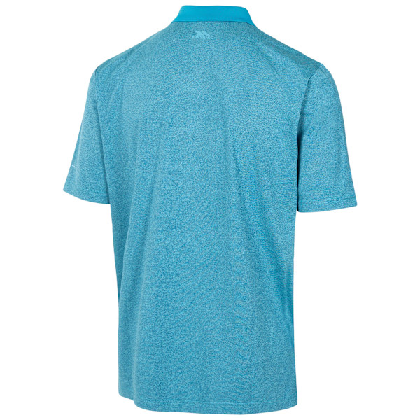 Trespass Mens Gedding Polo Shirt XXL Pond Blue Marl Pond Blue Marl XXL