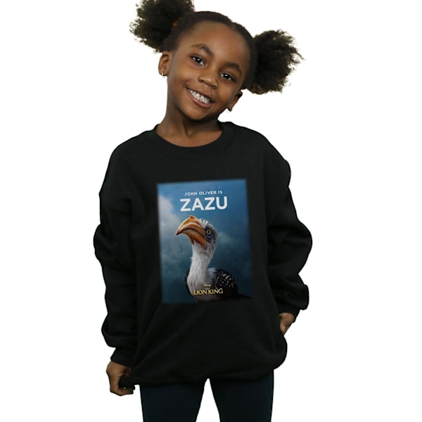 Disney Girls The Lion King Movie Zazu Poster Sweatshirt 5-6 År Black 5-6 Years