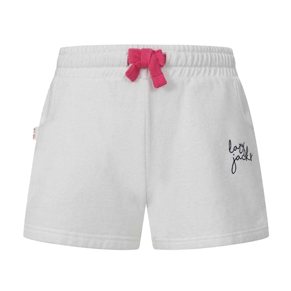Lazy Jacks Flickor Jersey Shorts 7-8 År Vit White 7-8 Years