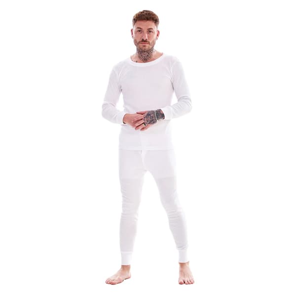 Keanu Heatforce Termobyxor för män (3-pack) M Vit White M