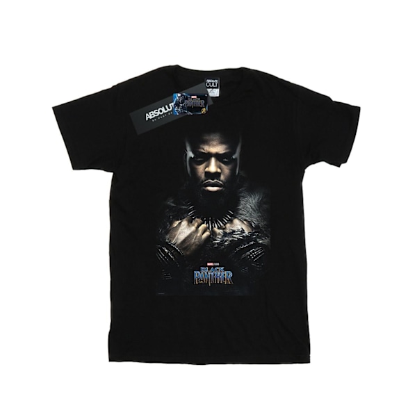 Marvel Boys Black Panther M´Baku Poster T-Shirt 5-6 år Svart Black 5-6 Years