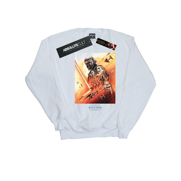 Star Wars: The Rise of Skywalker Herr Poster Sweatshirt för Män White XL