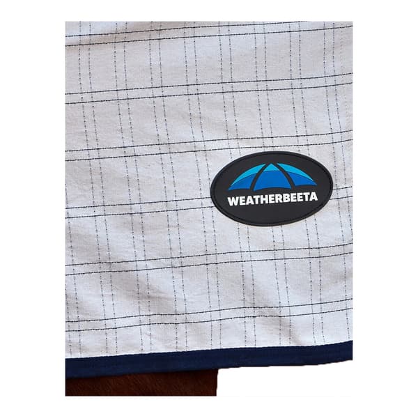Weatherbeeta Comfitec Standard-Neck Bomulls Hästunderfilt 5´ W White/Navy 5´