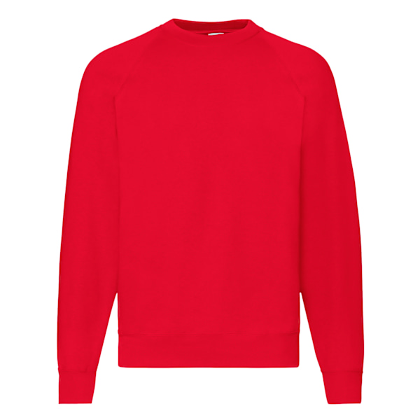 Fruit Of The Loom Raglanärm Belcoro® Sweatshirt M Röd Red M