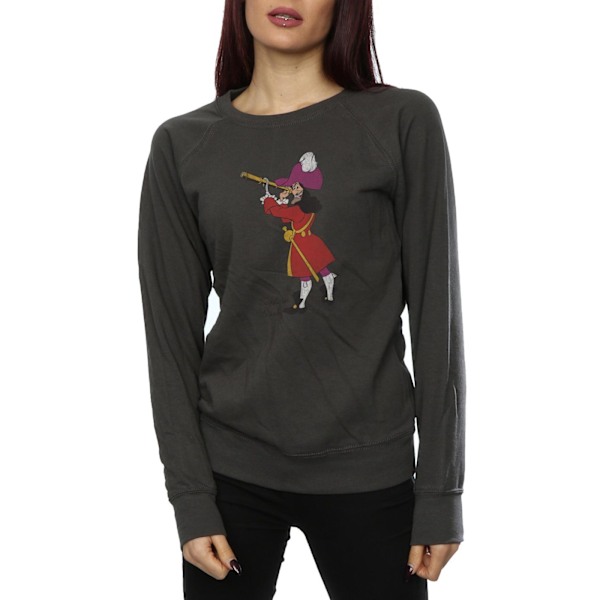 Disney Dam/Damer Classic Captain Hook Sweatshirt XS Ljus G Light Graphite XS