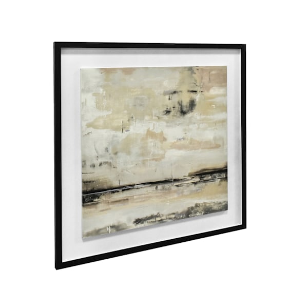 Soozy Barker The Turning Tide Träinramad Plakett 60cm x 60cm Be Beige 60cm x 60cm