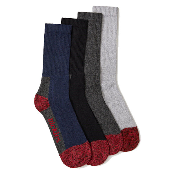 Dickies Herr Crew Strumpor (4-pack) 7 UK-11 UK Flerfärgad Multicoloured 7 UK-11 UK