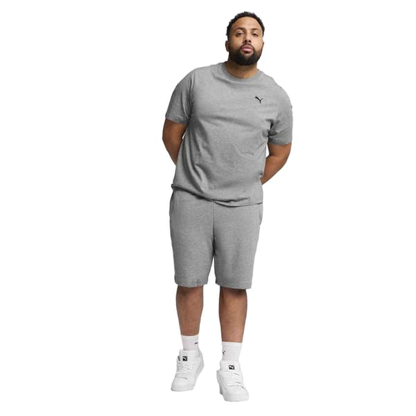 Puma Herr Small Logo Regular T-shirt S Mellangrå Medium Grey S