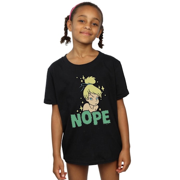 Disney Girls Tinker Bell Nope Bomull T-shirt 12-13 år Svart Black 12-13 Years