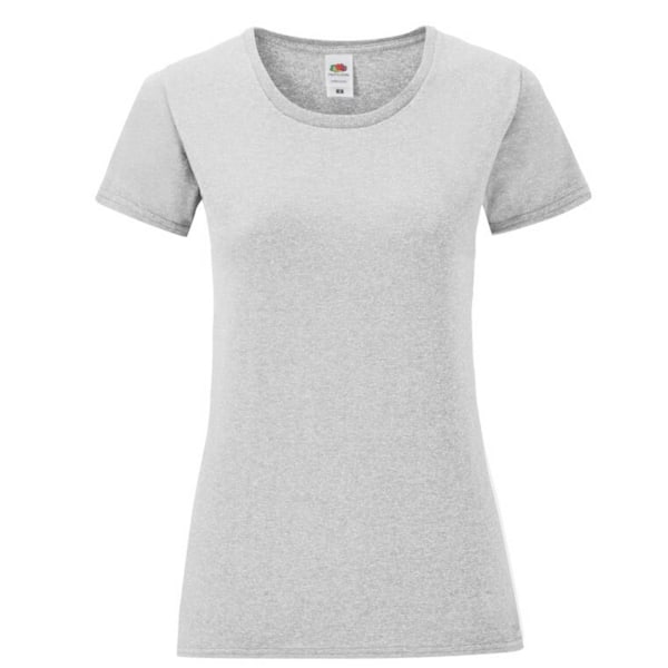 Fruit of the Loom Girls Iconic 150 T-shirt 12-13 år Heather Heather Grey 12-13 Years