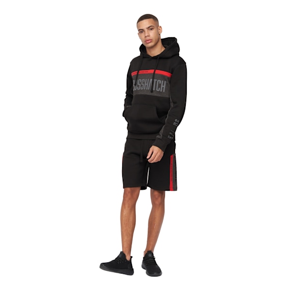 Crosshatch Mens Silomane Hoodie L Svart Black L