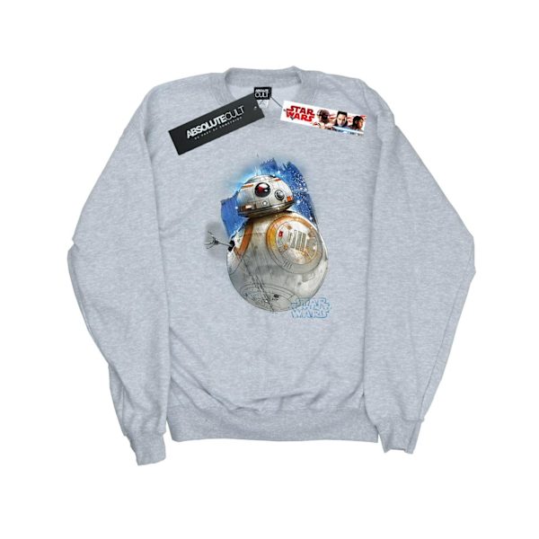 Star Wars Dam/Damer The Last Jedi BB-8 Borstad Sweatshirt S Heather Grey S