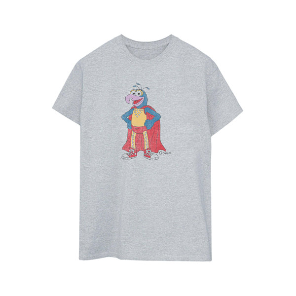 The Muppets Mens Classic Gonzo Heather T-Shirt L Heather Grey Heather Grey L