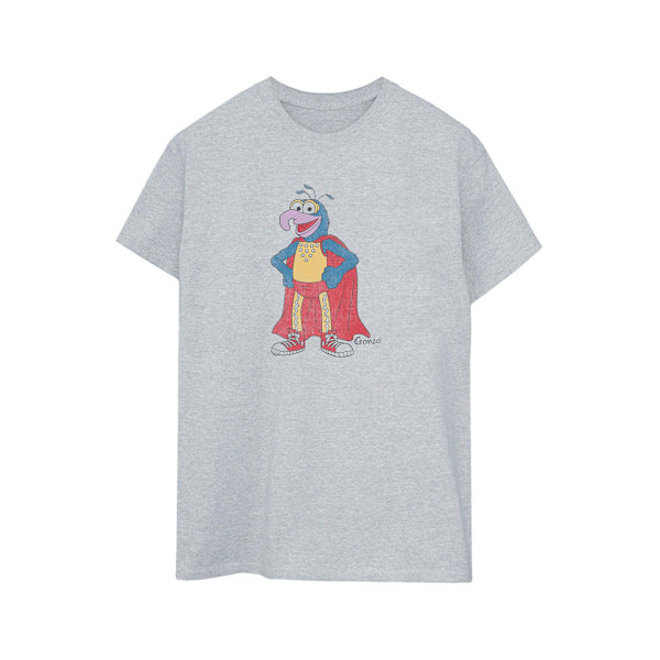 The Muppets Mens Classic Gonzo Heather T-Shirt XXL Heather Grey Heather Grey XXL