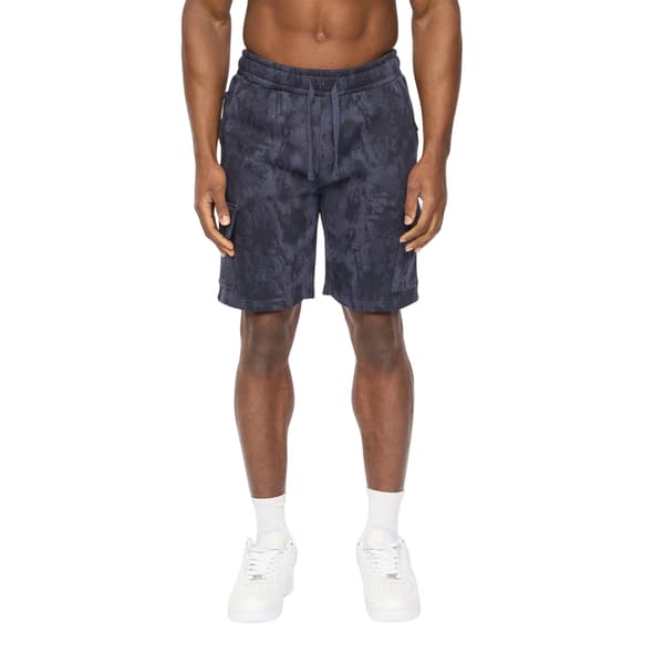 Crosshatch Herr Bardon Camo Cargo Shorts M Marin Camo Navy Camo M