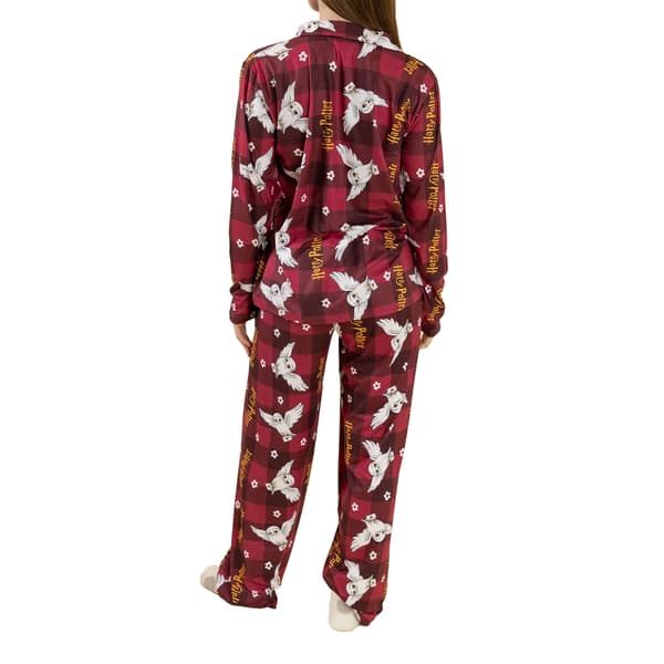 Harry Potter Dam/Dam Hedwig Lång Pyjamas Set XL Röd Red XL