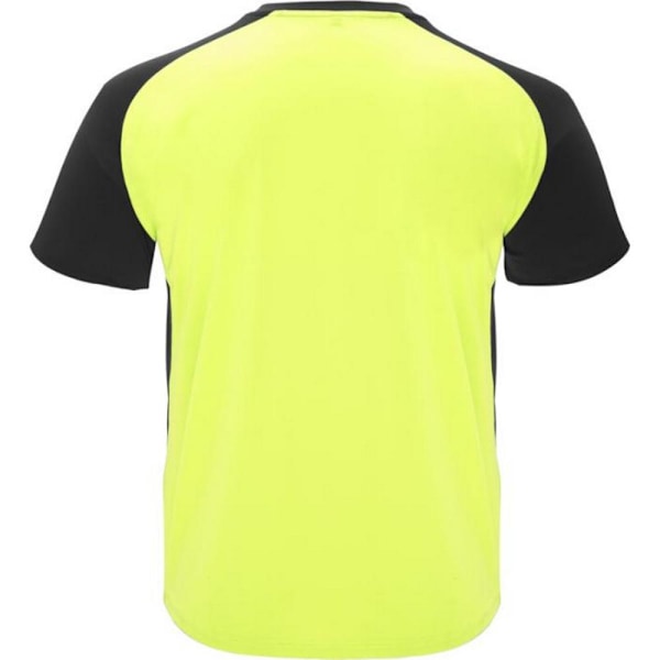 Roly Unisex Vuxen Bugatti Sport T-shirt XXL Fluo Gult/Solid Fluro Yellow/Solid Black XXL