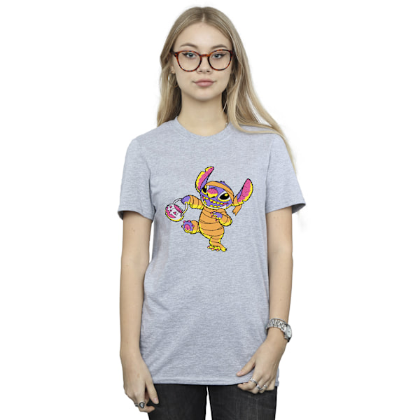 Lilo & Stitch Dam/Dam Trick Or Treat T-Shirt XL Sportgrå Sports Grey XL