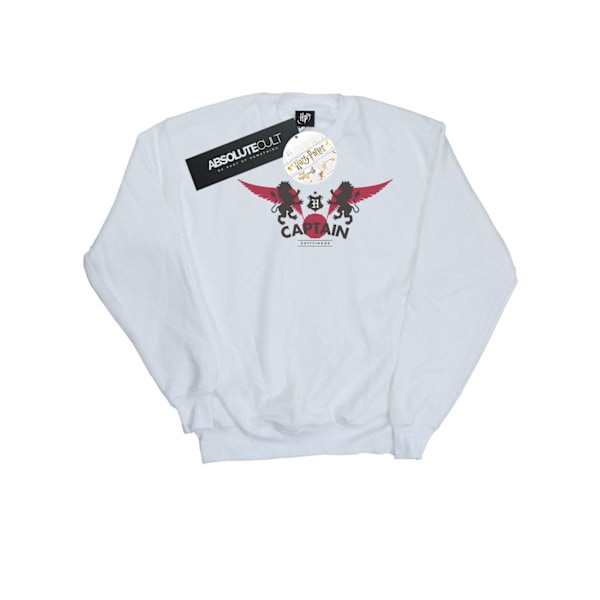 Harry Potter Herr Gryffindor Captain Sweatshirt 4XL Vit White 4XL