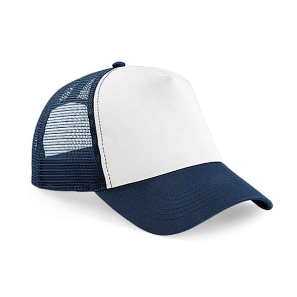 Beechfield Unisex Vuxen Snapback Trucker Cap En Storlek Franska Na French Navy/White One Size