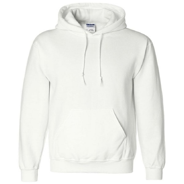 Gildan Heavyweight DryBlend Unisex Hoodie för vuxna White L