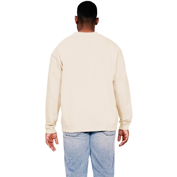 Casual Classics Herr Ringspun Bomull Förlängd Halsringning Oversize Ecru XS