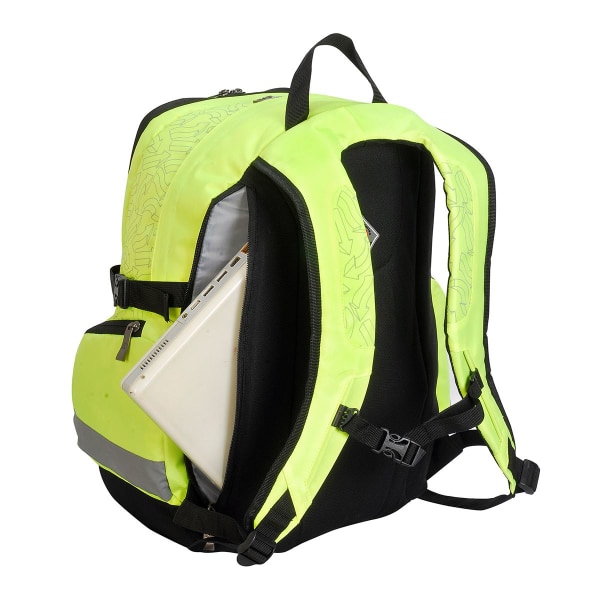 Shugon London Pro Hi-Vis-ryggsäck (paket med 2) One Size Hi-Vis Y Hi-Vis Yellow One Size
