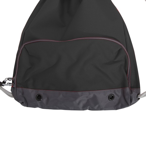 Bagbase Athleisure Vattentät Dragsko Sport Gymsac Väska Black One Size
