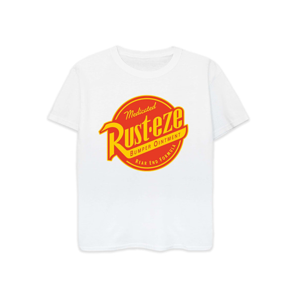 Cars Boys Rust-Eze Logo Bomull T-shirt 9-11 År Vit White 9-11 Years