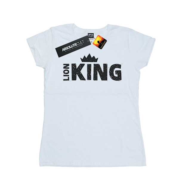 Disney Dam/Kvinnor Lejonkungen Film Krona Bomull T-shirt X White XXL