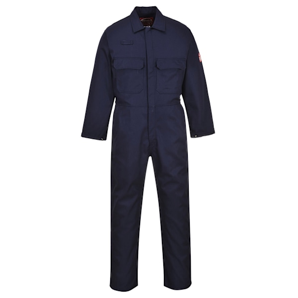 Portwest Bizweld Flamskyddad Overall L L Marinblå Navy L L