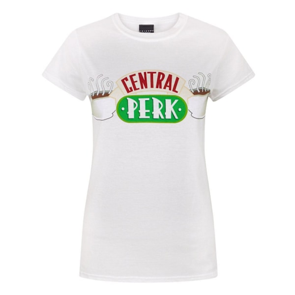 Friends Dam/Kvinnor Central Perk T-Shirt 2XL Vit White 2XL