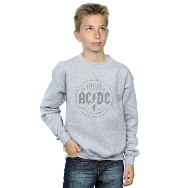 AC/DC Boys Rock N Roll Damnation Svart Sweatshirt 12-13 År S Sports Grey 12-13 Years