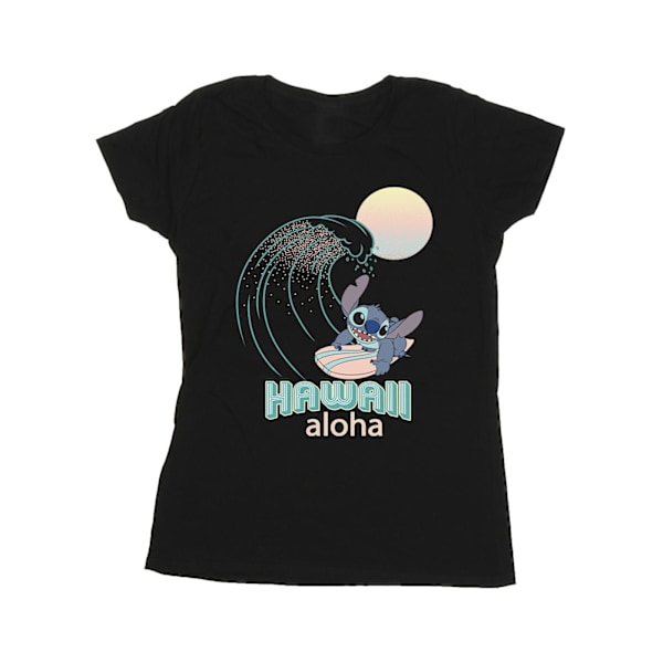 Disney Dam/Dam Lilo Och Stitch Hawaii Bomull T-Shirt XL B Black XL