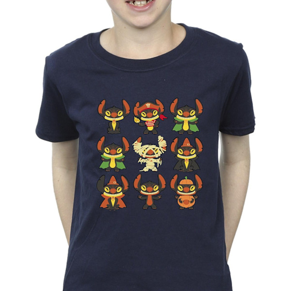 Disney Boys Lilo & Stitch Halloween Costumes T-Shirt 5-6 år Navy Blue 5-6 Years