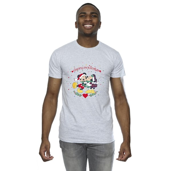 Disney Herr Mickey Mouse Mickey Minnie Jul T-shirt 5XL Sp Sports Grey 5XL