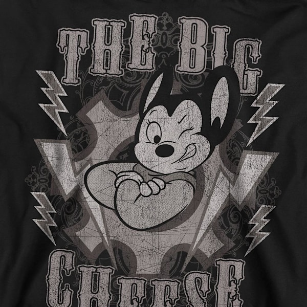 Mighty Mouse Unisex Vuxen The Big Cheese Sweatshirt L Svart Black L