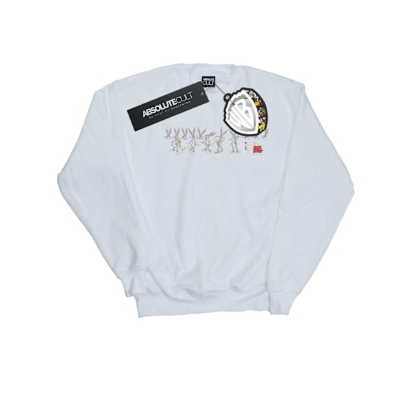 Looney Tunes Herr Bugs Bunny Färgkod Sweatshirt 4XL Vit White 4XL