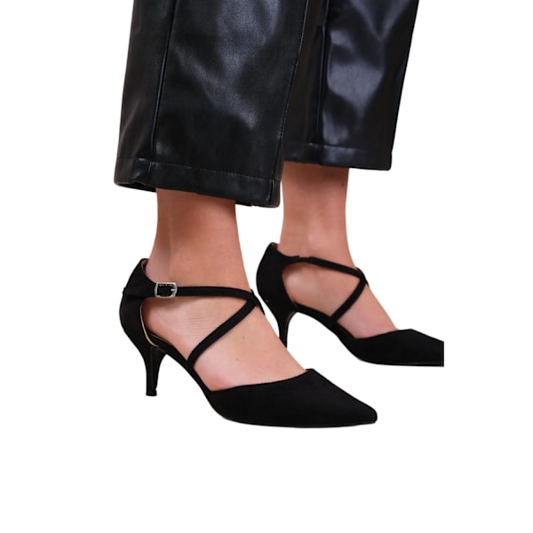 Var är det ifrån Dam/Dam Kennedi Mocka Crossover Rem W Black 8 UK Wide
