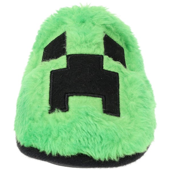 Minecraft Unisex Vuxen Creeper Tofflor L-XL Grön Green L-XL