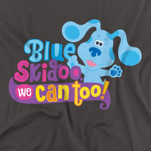 Blue´s Clues & You! Unisex Vuxen Vi Kan Också! T-Shirt XL Gråmelerad Charcoal XL