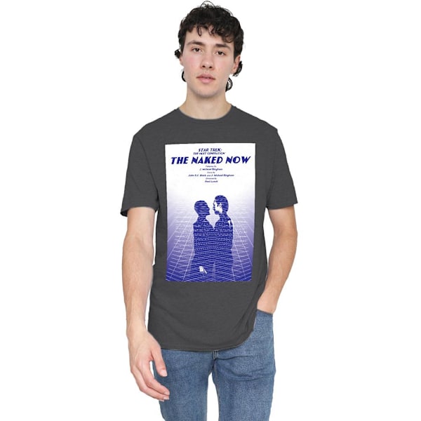 Star Trek Unisex Vuxen The Next Generation Säsong 1 Avsnitt 3 T-shirt Charcoal 3XL