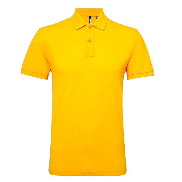 Asquith & Fox Herr Short Sleeve Performance Blend Polo Shirt S Sunflower S