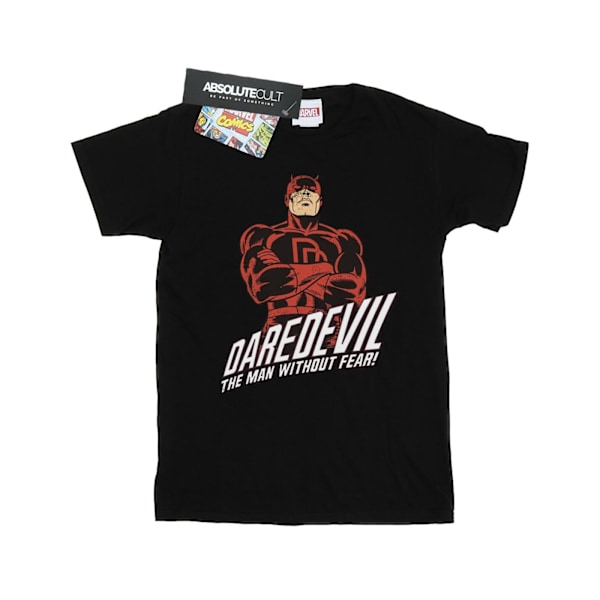 Marvel Boys Daredevil Slogan T-Shirt 12-13 år Svart Black 12-13 Years