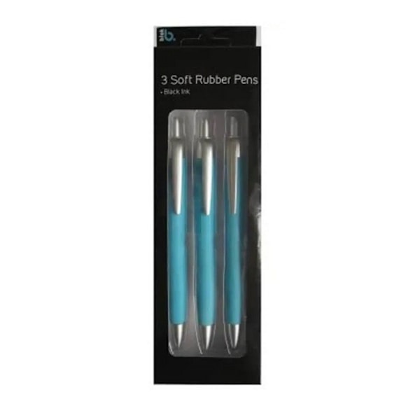 Amscan Gummipen (3-pack) One Size Sky Blue/Silver Sky Blue/Silver One Size